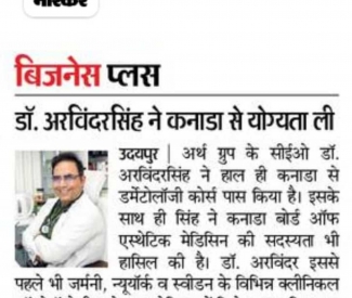Dr. Arvinder Singh got qualified from Canada