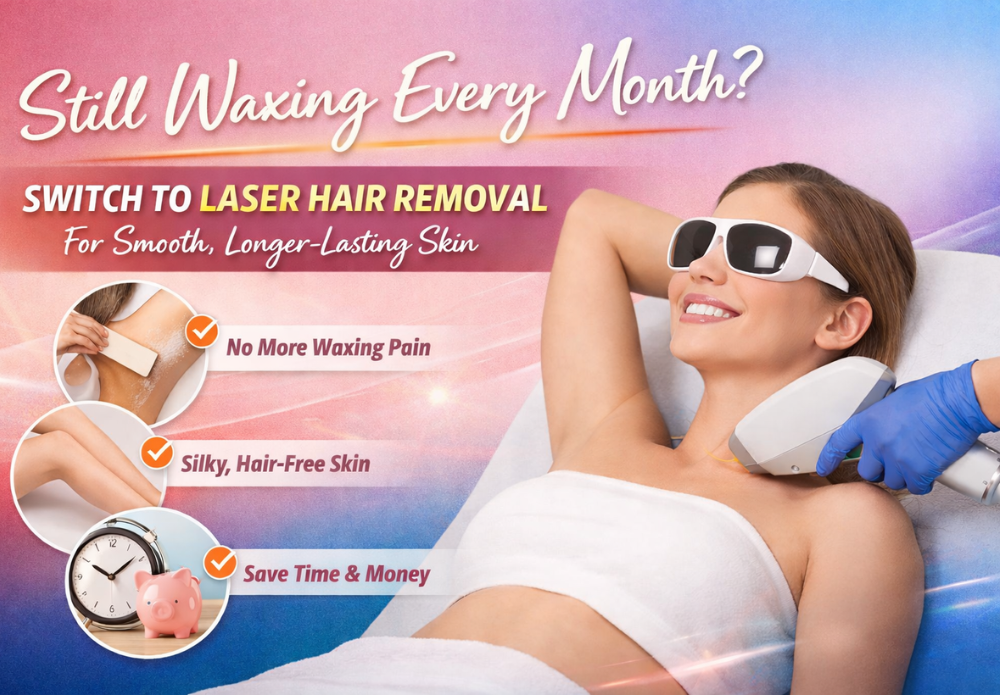 Still Waxing Every Month? Laser Hair Removal Gives Longer-Lasting Smooth Skin