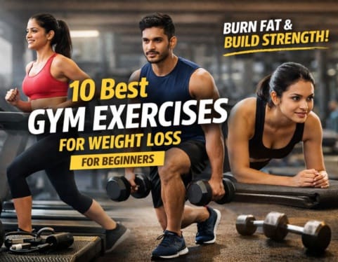 10 Best Gym Exercises for Weight Loss for Beginners