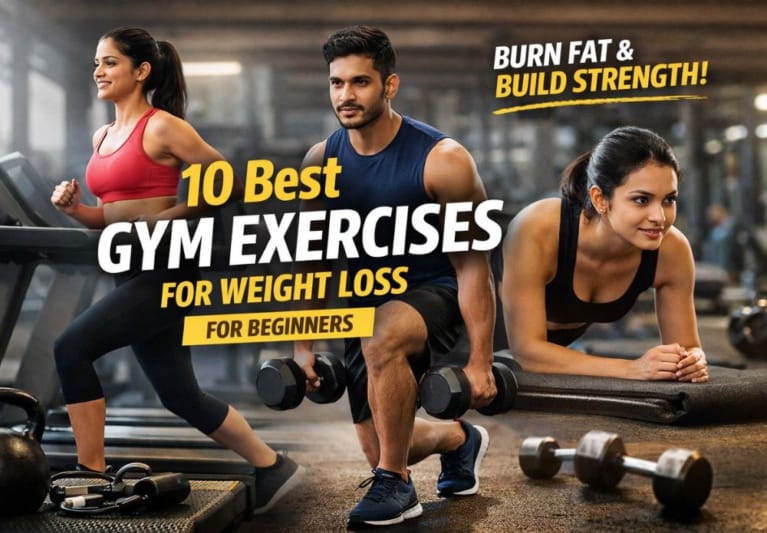 10 Best Gym Exercises for Weight Loss for Beginners