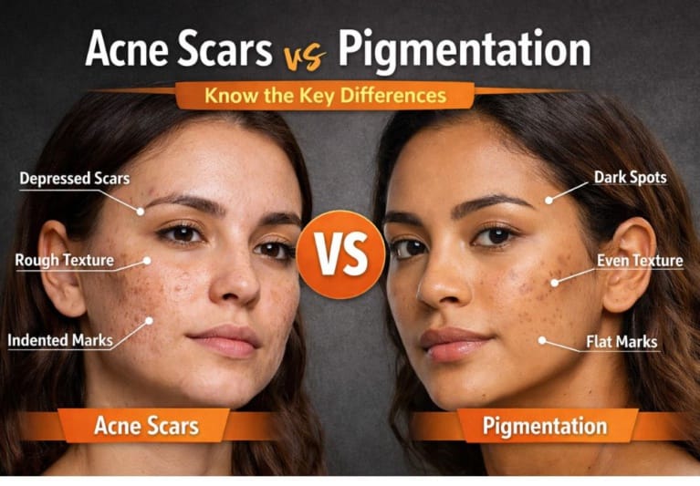 Acne Scars vs Pigmentation: How to Identify the Difference