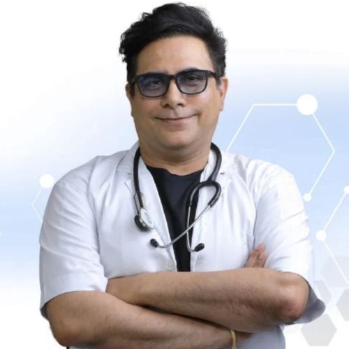 Dr. Arvinder Singh Cosmetic Dermatologist & Founder of Arth Skin & Fitness Dr. Arvinder Singh, International Board Certified Cosmetic Dermatologist and Founder of Arth Skin & Fitness, seated in his clinic.