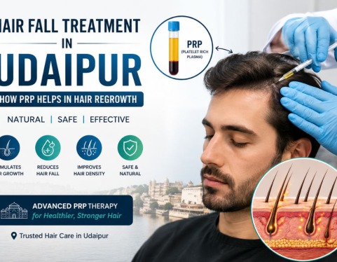 Hair Fall Treatment in Udaipur: How PRP Helps in Hair Regrowth